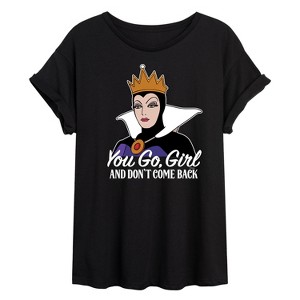 Women's - Disney - You Go Girl, & Don't Come Back Oversized Graphic T-Shirt - 1 of 4
