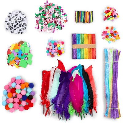 1750pcs Kids Art & Craft Supplies Assortment Set for School Projects, DIY Activities & Crafts and Party Supplies