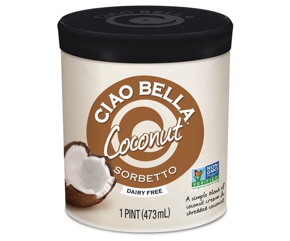 Ciao Bella Coconut Frozen Sorbetto - 16oz