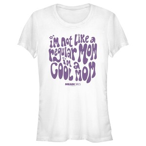 Junior's Women Mean Girls I'm Not a Regular Mom Retro Purple T-Shirt - 1 of 4