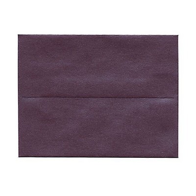 JAM Paper A2 Metallic Invitation Envelopes 4.375 x 5.75 Stardream Ruby Purple GCST604