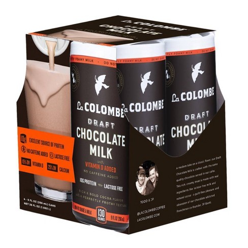 La Colombe Draft Chocolate Milk - 4pk/9 fl oz Cans - image 1 of 4