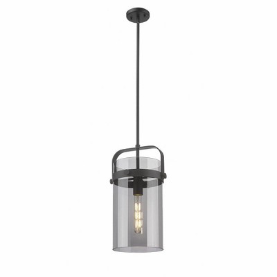 Pilaster - 1 Light Stem Hung Pendant In Industrial Style-17.13 Inches Tall and 9.38 Inches Wide