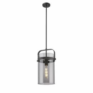 Pilaster - 1 Light Stem Hung Pendant In Industrial Style-17.13 Inches Tall and 9.38 Inches Wide - 1 of 1