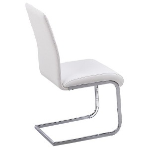 Best Master Furniture,Exe Modern Chrome Dining Side Chairs, Set of 2 - 1 of 2