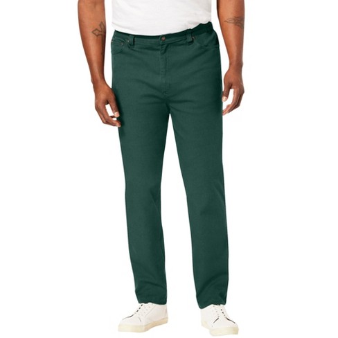 Pessimist Renaissance Explosieven Liberty Blues Men's Big & Tall ™ Relaxed Fit Side Elastic 5-pocket Stretch  Jeans - Big - 52 38, Dark Green : Target