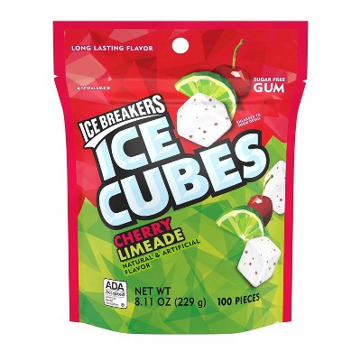 Ice Breakers Ice Cubes Cherry Limeade Pouch - 8.1oz