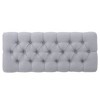 Sapphtopaz Classic Upholstered Ottoman Bench, Button-Tufted Diamond Stitching Accent Stools, Entryway Benches with Half-Circle Birch Wood Legs - 2 of 4