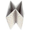 Design Imports Nonwoven Polyester Cube Small Dots White/Gold Square 11X11X11 Set/2 - 2 of 4