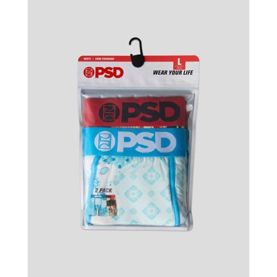 PSD Men's Paisley Print Briefs - Blue/Cream