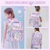 Transparent backpack with heart-shaped pattern and cute charm,suitable for both boys and girls,perfect for sports activities and concerts - 2 of 4