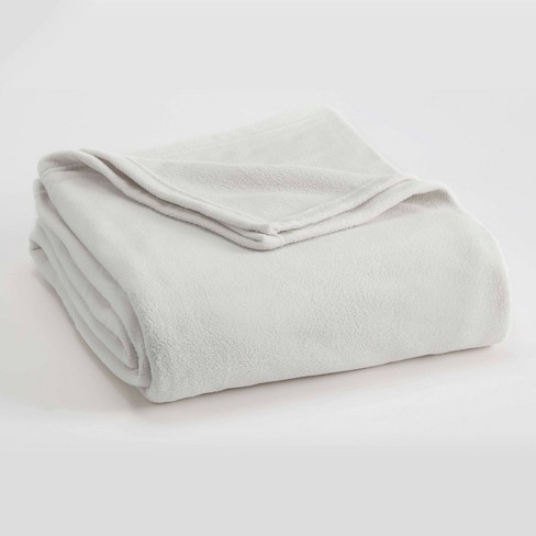 White fleece blanket king hot sale