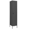 VidaXL Locker Cabinet Anthracite 13.8 in.x18.1 in.x70.9 in. Steel - 2 of 4