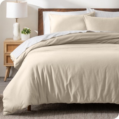 Cotton Flannel Duvet Cover & Sham Set by Bare Home