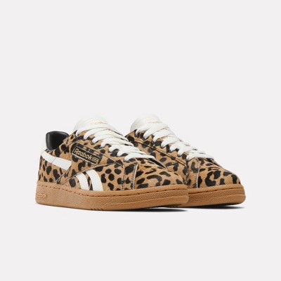 Обувь Reebok Women's Club C Grounds UK Shoes Size 9 Cheetah/Cheetah/Chalk — фото 4