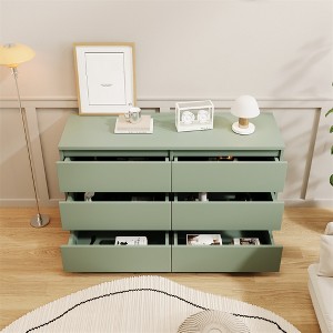 6-Drawer Dresser，Nursery & Kids Storage, Nursery Essentials, Kids Room Storage, Durable Bedroom Dresser - 1 of 4