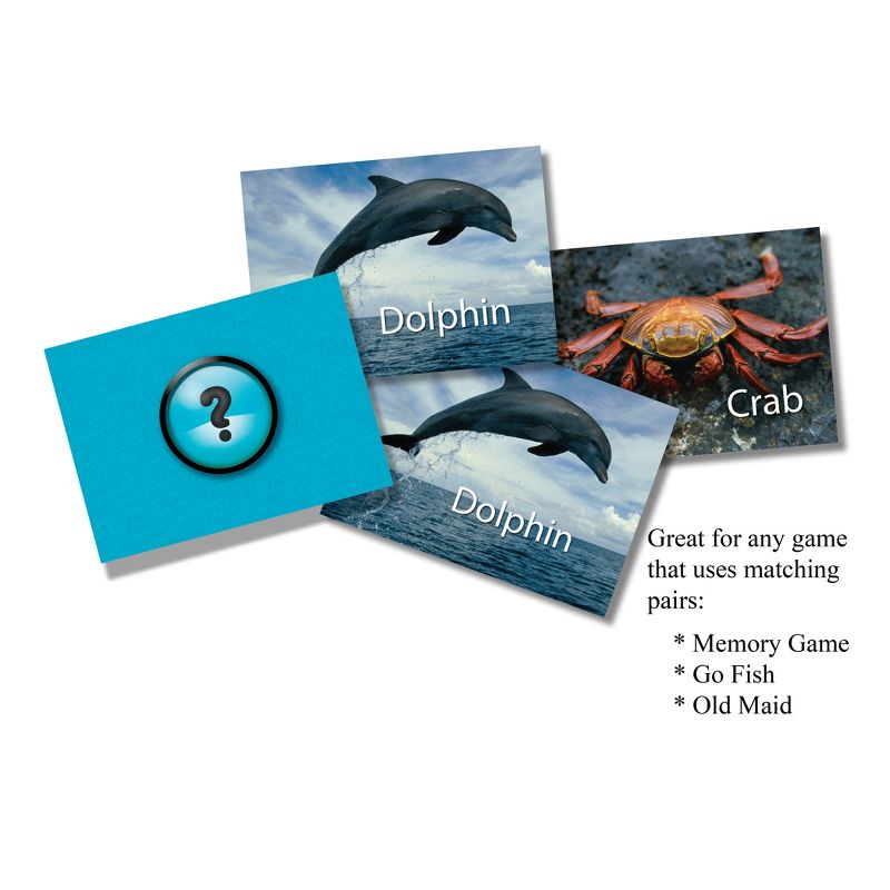 Stages Learning Materials Photographic Memory Matching Game, Sea Life, 4 of 10