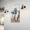Quorum Lighting Torrey 1-Light Outdoor Wall Sconce, Noir, Wet Rated - 2 of 2