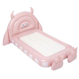 Sunnylife Kids Sleepover Bed - Monster Pink, Inflatable Character Bed