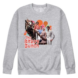 Men's - The Brady Bunch - Family Photo Graphic Fleece Sweatshirt - 1 of 4