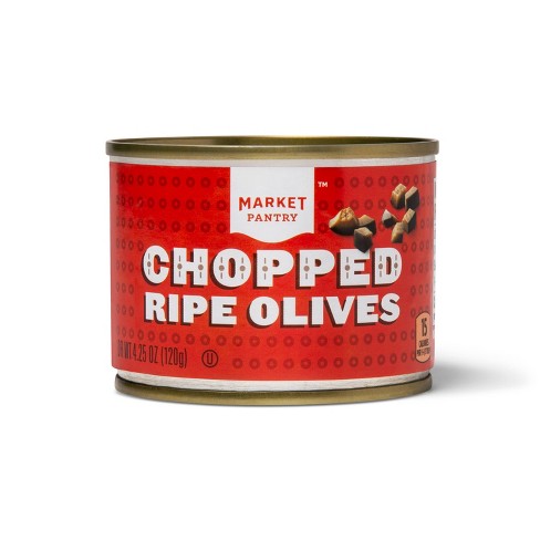 Black Chopped Ripe Olives 4 25oz Market Pantry Target