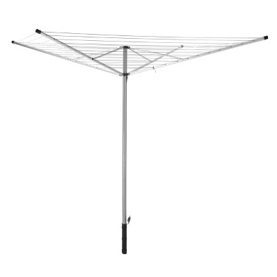 Whitmor Silver Aluminum Rotary Outdoor Clothes Drying Rack