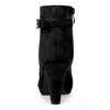 Allegra K Women's Platform Side Zippers Buckle Decor Chunky Heel Ankle Boots - 4 of 4