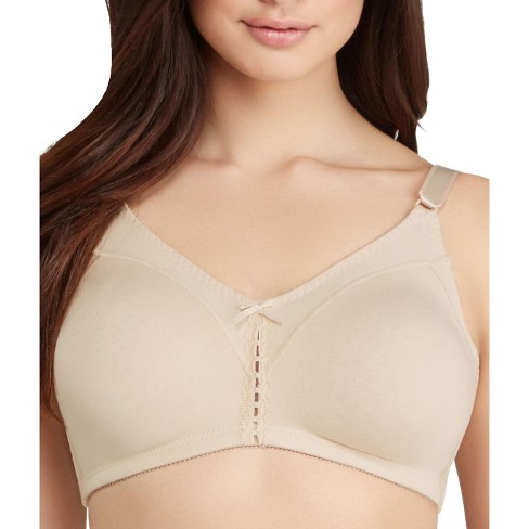 Bali Women's Double Support Cotton Wire-Free Bra - 3036 38B Soft Taupe