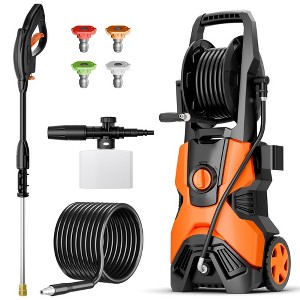 SKONYON 2800 PSI Electric Pressure Washer, 2.4 GPM, 1800W, 5 Nozzles, Foam Cannon, Ergonomic Handle, TSS - 1 of 4