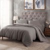 Egyptian Cotton 400 Thread Count Solid Duvet Cover Set by Blue Nile Mills - 2 of 4