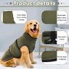 Dog Anxiety Calming Hoodie, Breathable Dog Jacket Vest for Thunderstorms, Separation, Fireworks, Vet Visits, Noise Block & Ear Protection Recovery - 3 of 4
