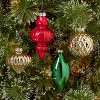 10ct Glass Christmas Tree Ornament Set - Wondershop™ - image 2 of 3