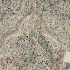 RLF Home Lady Queen Tailored 100% Cotton with Fully Lined 3" Rod Pocket Valnance for Windows 50" x 20" Multi - 4 of 4