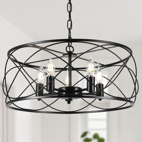 Bella Depot Metal Cage Chandelier Adjustable Dimmable Pendant Light for Hallway, Kitchen Island - image 1 of 4