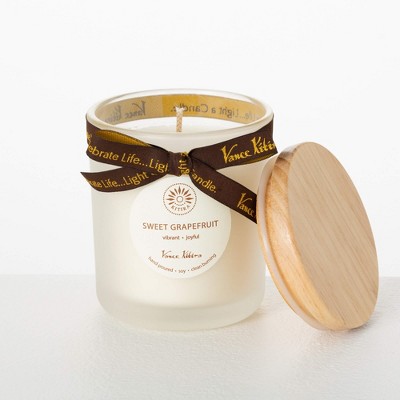4"H Sullivans Sweet Grapefruit Candle, Multicolored