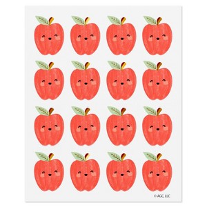 32ct Fall Stickers Apple - 1 of 4