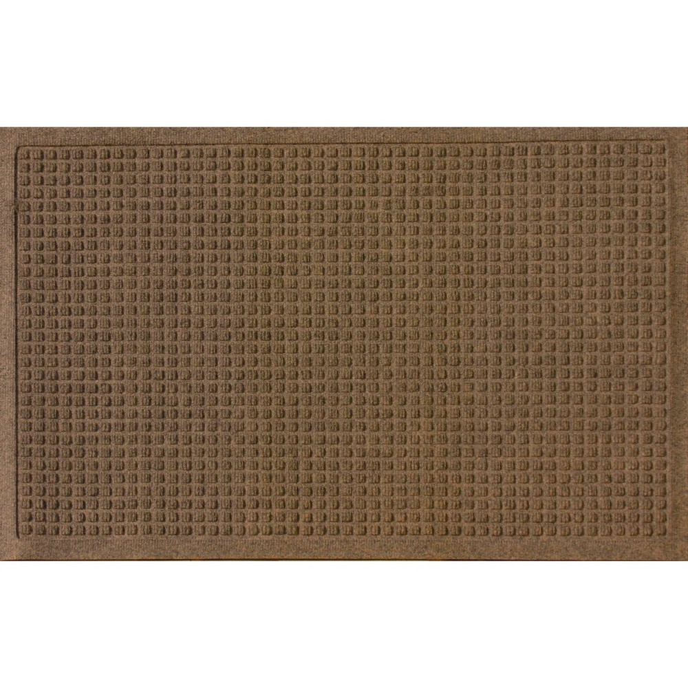 Photos - Doormat Bungalow Flooring 2'x3' WaterHog Squares Indoor/Outdoor  Dark Brown 