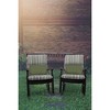 Casual Cushion Stripe Fabric 1-Piece Indoor/Outdoor Two Ply High Back/Recliner Cushion, 22"W x 46"L - 2 of 4