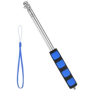Unique Bargains Stainless Steel Handheld Anti-Slip Grip Flag Pole 1 Pc - 1 of 4