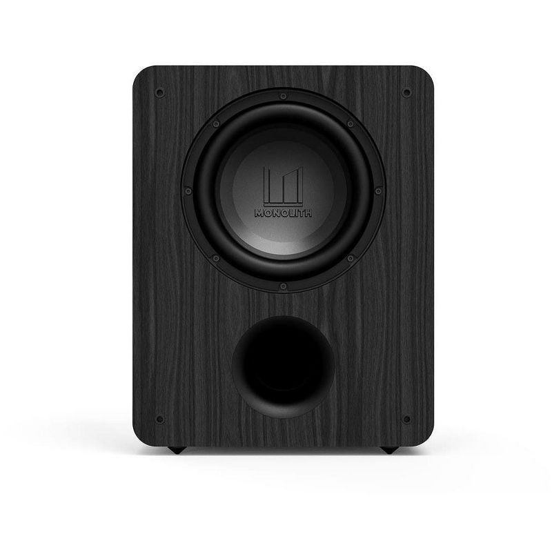 Monolith M-10 V2 10in THX Certified Select 500 Watt Powered Subwoofer, Massive Output, Low Distortion, Vented HDF Cabinet, 4 of 6