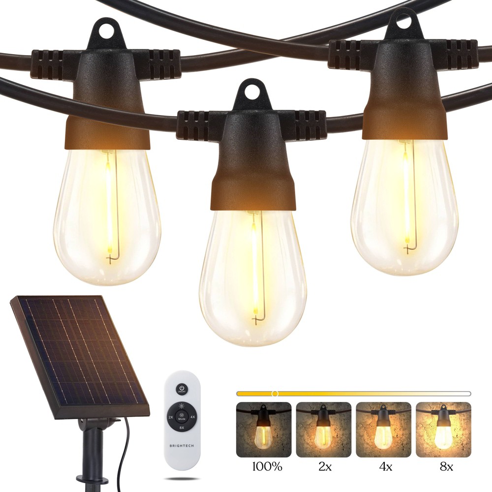 Photos - Floodlight / Street Light Brightech 12-Bulb LED Ambience Pro Solar 4W 3000K Outdoor String Lights Cl