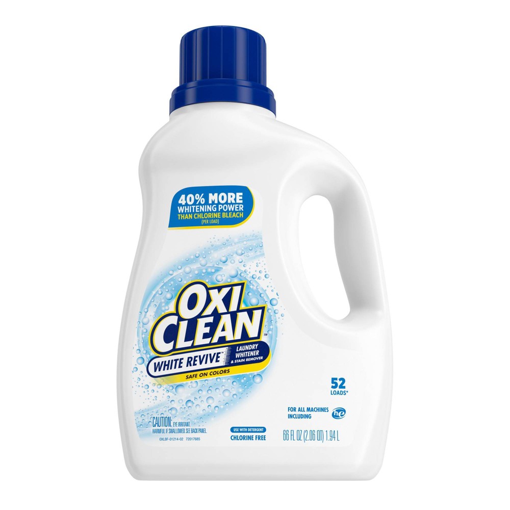 OxiClean White Revive Liquid Laundry Whitener + Stain Remover, 66oz