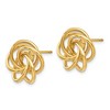 Black Bow Jewelry 15mm Polished Love Knot Earrings in 14k Yellow Gold - 2 of 4