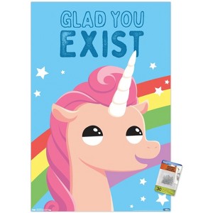 Trends International Glad You Exist Unframed Wall Poster Prints - 1 of 4