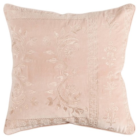 20x20 Oversize Solid Square Throw Pillow Ivory - Rizzy Home : Target