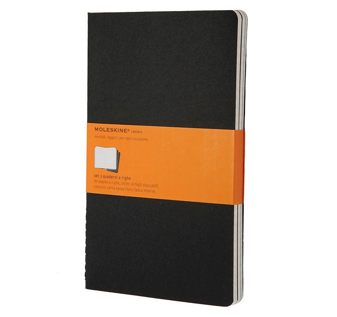 Notebook Moleskine 8.37" x 5.37" Black - image 1 of 2
