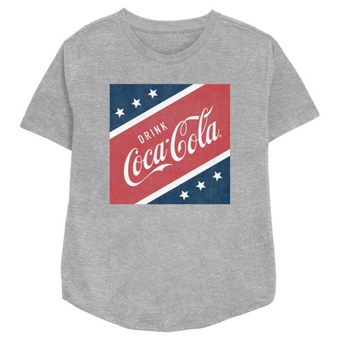 Women's Coca Cola USA Square Logo T-Shirt - image 1 of 3