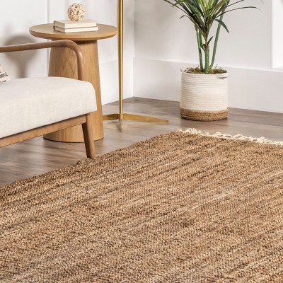 Handmade Bohemian Black Spot 10' x 14' Wool-Synthetic Rug