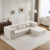 Whisen Modern Compression Loveseat, Convertible Floor Sofa Bed,DIY Boneless Modular Sectional Couch, No Assembly Required - 2 of 4