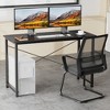 CAVINAS Modern Computer Desk & Gaming Desk, Multi-Purpose Wooden Computer Office Desk, Writing Desk with X-Shaped Reinforcement for Home/Study - 3 of 3